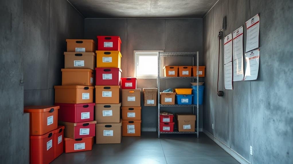 efficiently arranging storage space