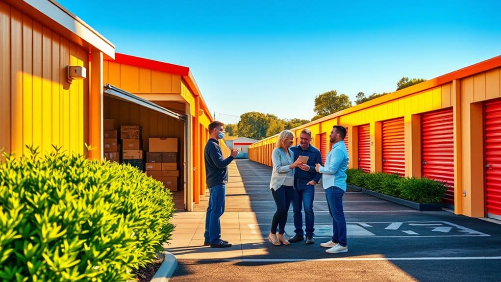selecting a storage unit