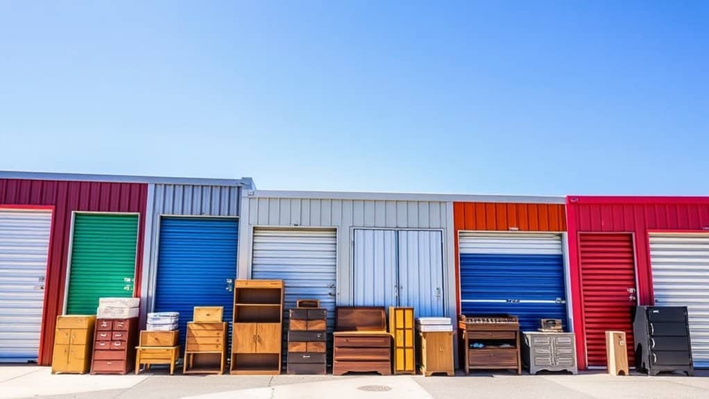 variety of storage options