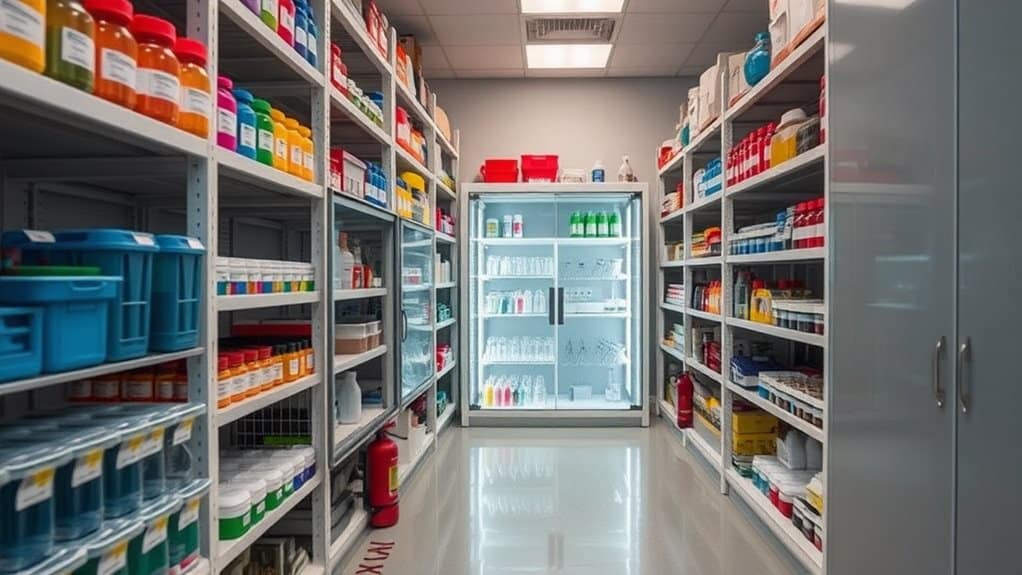 safe storage of materials