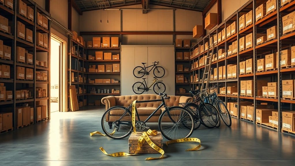 spacious storage solutions available