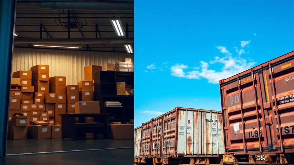 storage unit advantages comparison