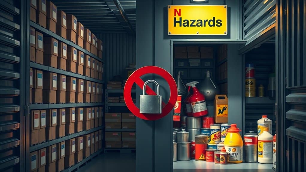 storage unit rules compliance