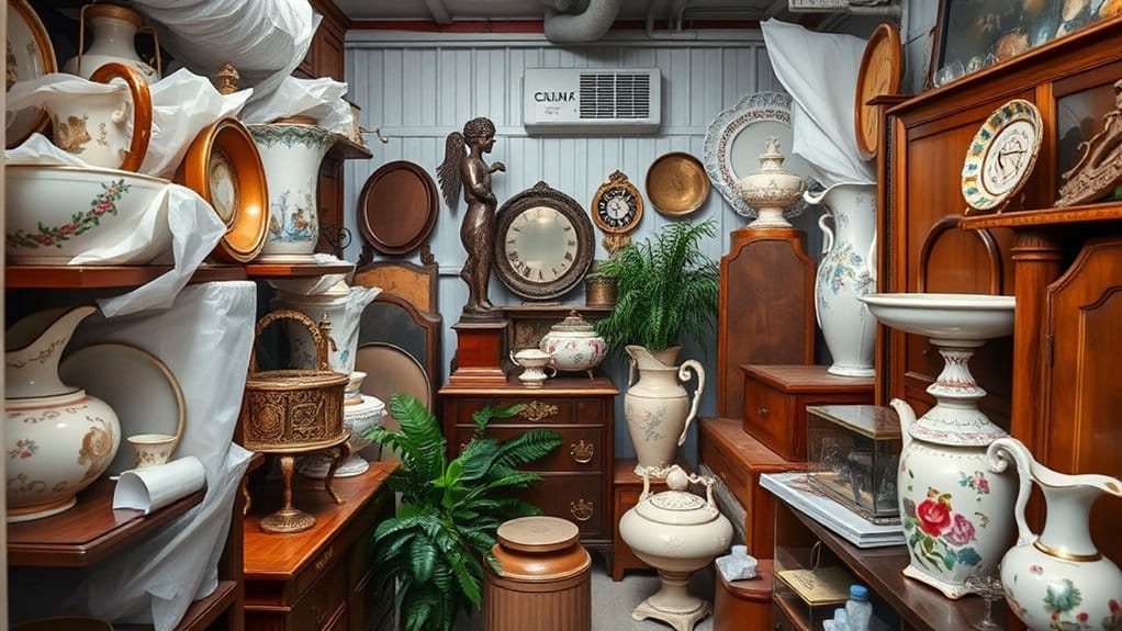 antique storage packing guidelines