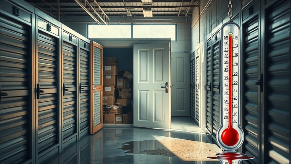 choosing inappropriate storage facility