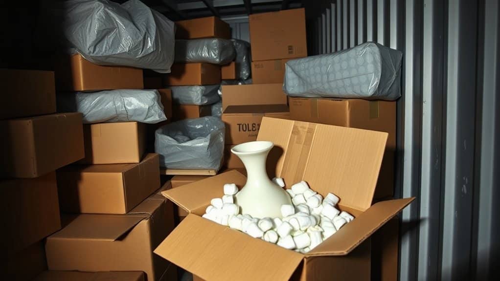 inefficient and careless packing