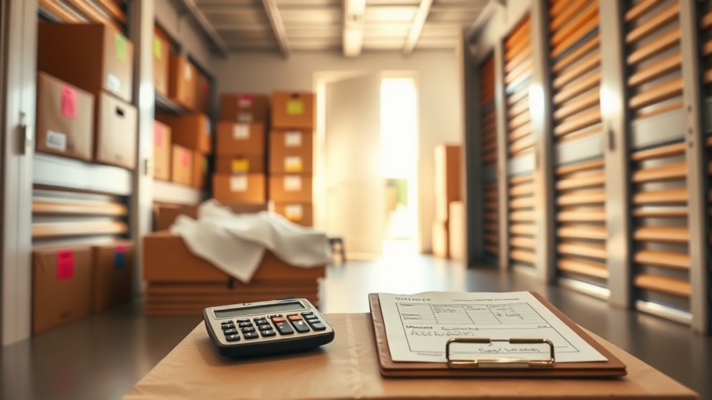 budgeting for self storage expenses