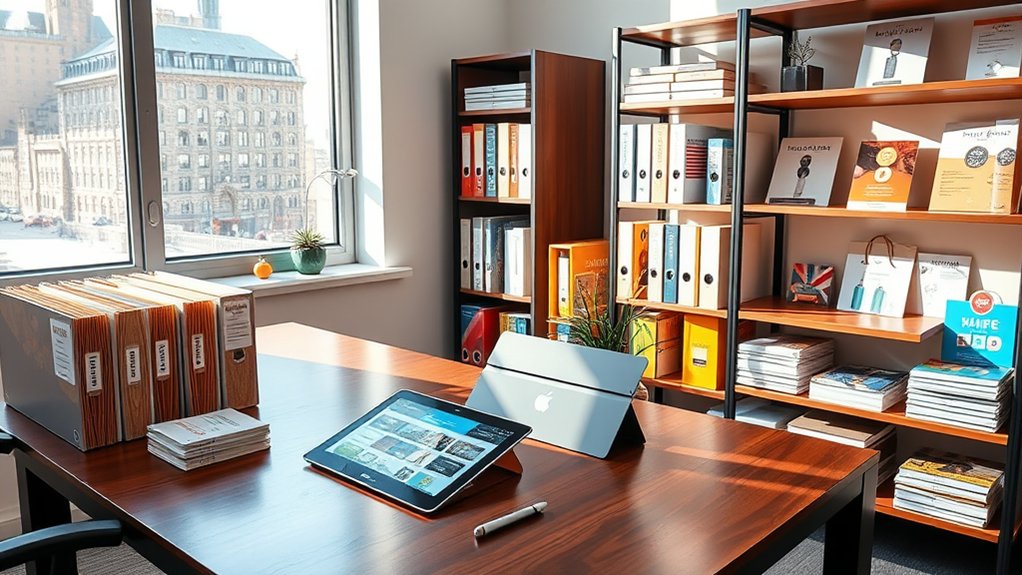 enhance marketing material accessibility
