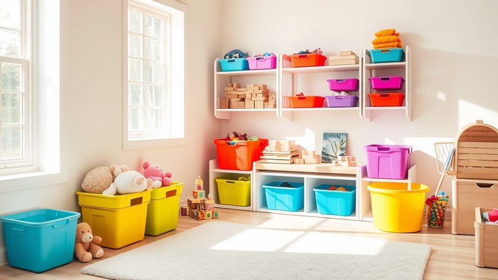 organized children s toy area