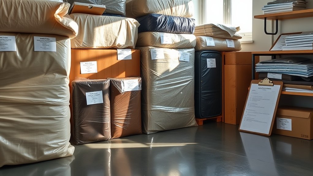 organized inventory for renovations