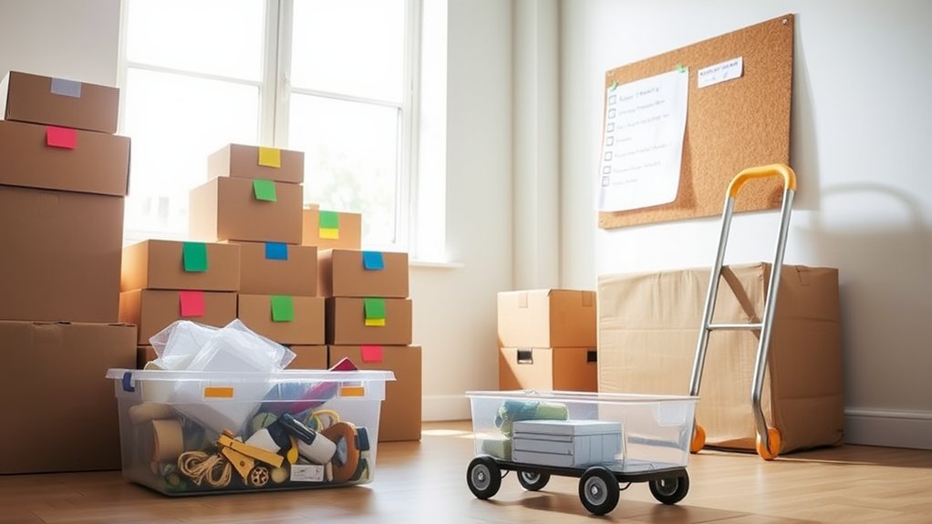 organized moving preparation tips