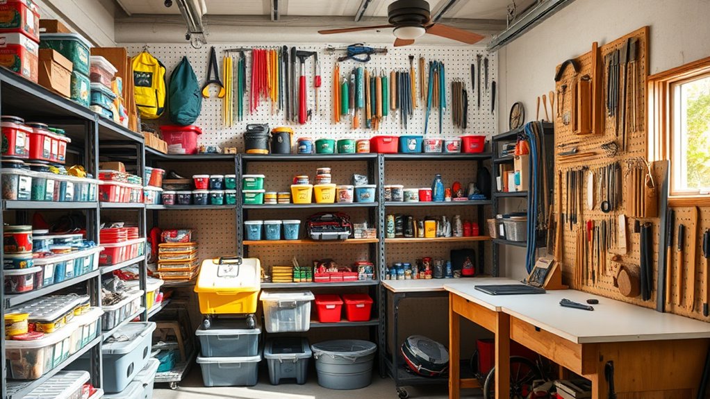 organized storage enhances creativity