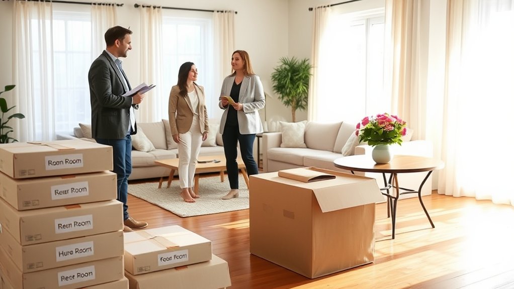 professional coordination for staging
