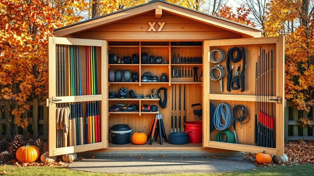seasonal equipment storage tips