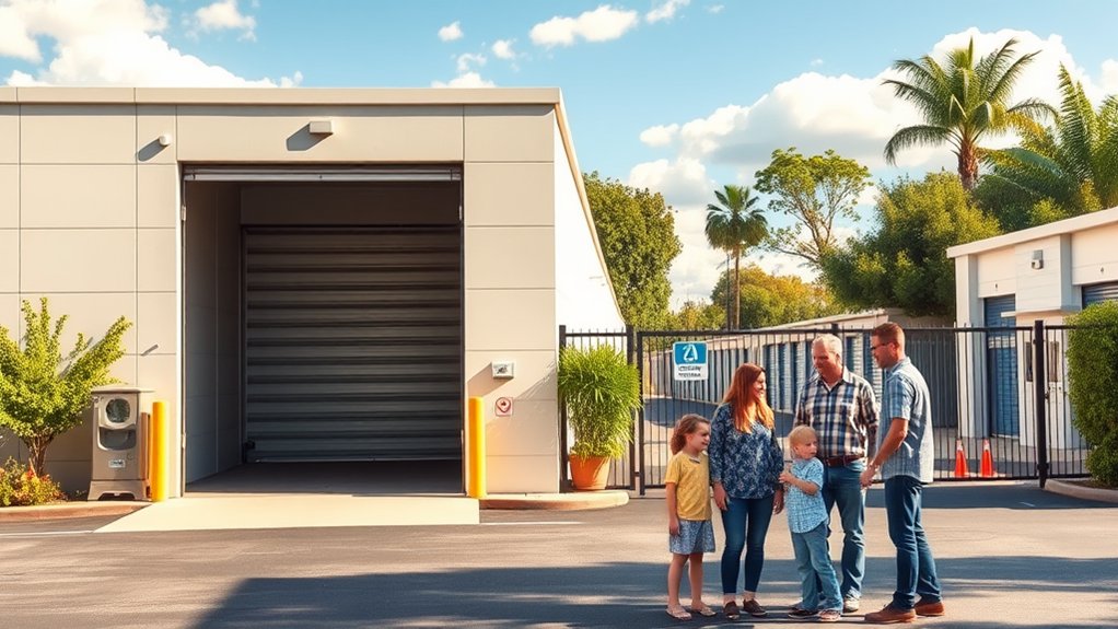 secure convenient storage amenities