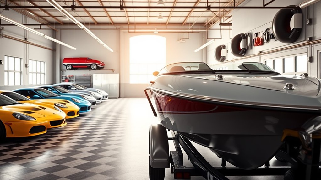 secure rv and boat storage