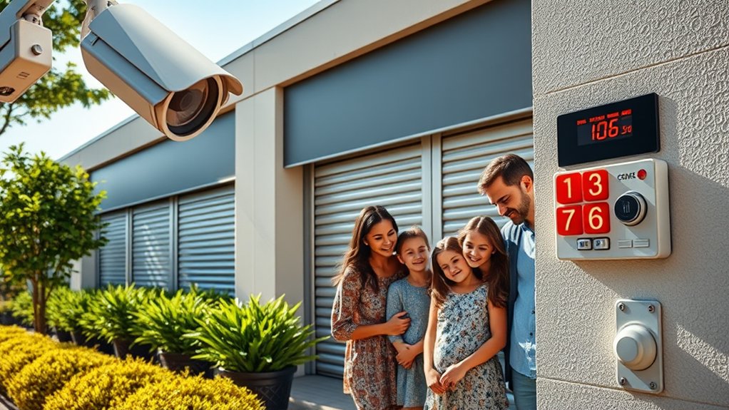 secure storage unit features