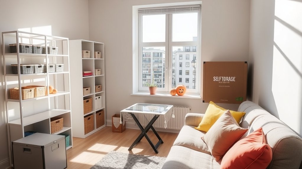 self storage enhances apartment living