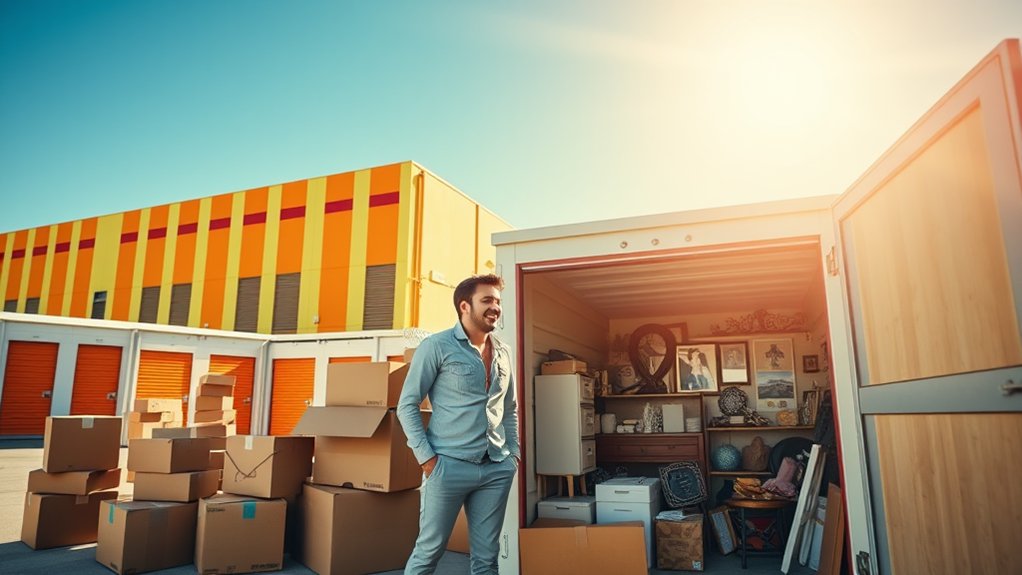 self storage for newlyweds transition