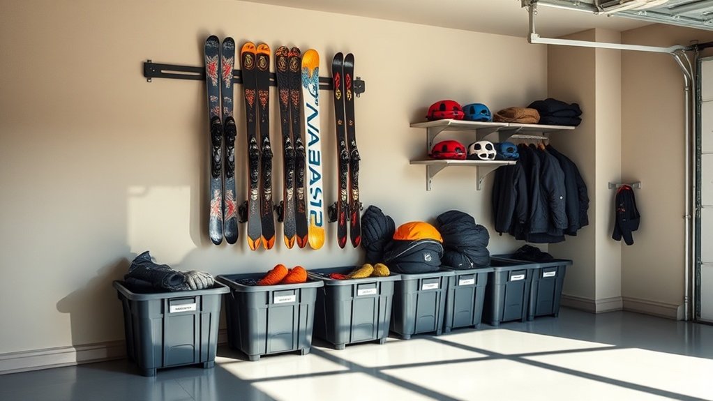 effective winter gear storage