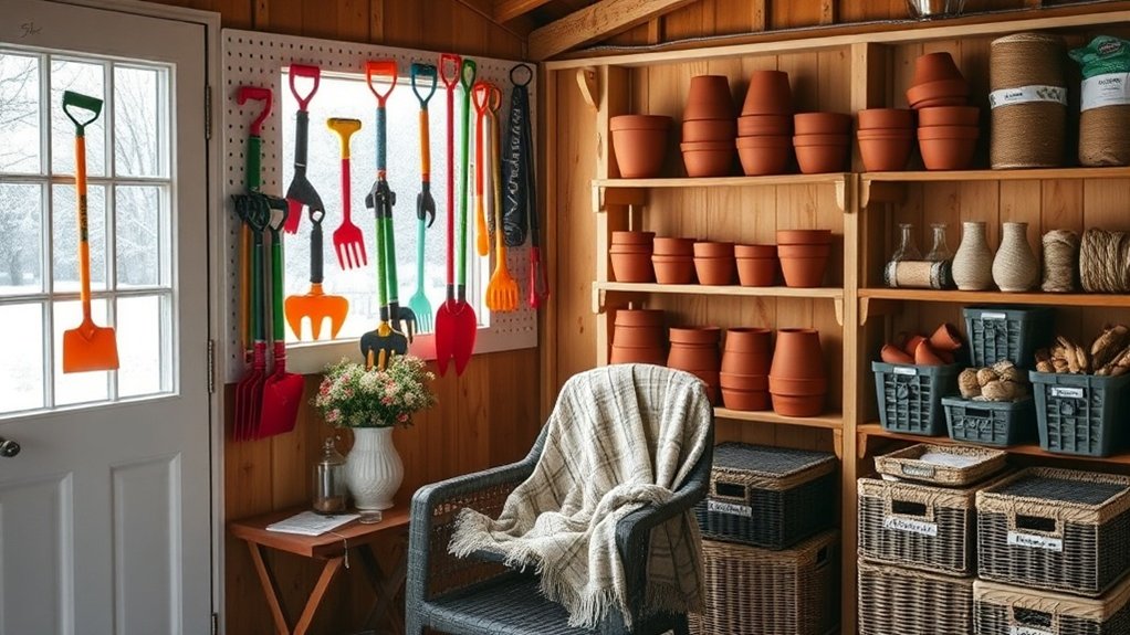 organized winter storage solutions