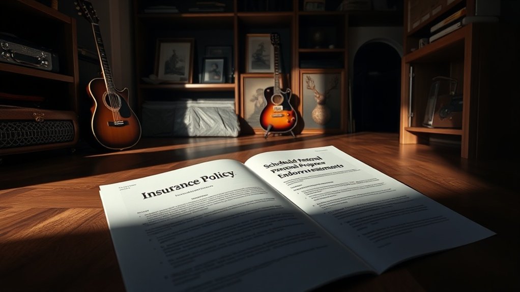 scheduled endorsements for valuables