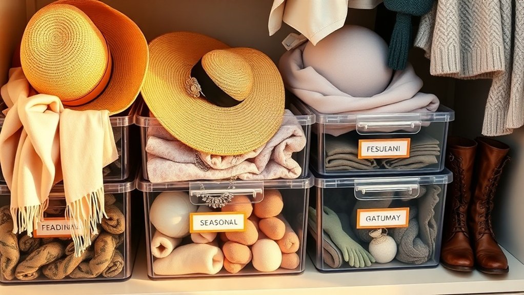 seasonal accessory storage tips