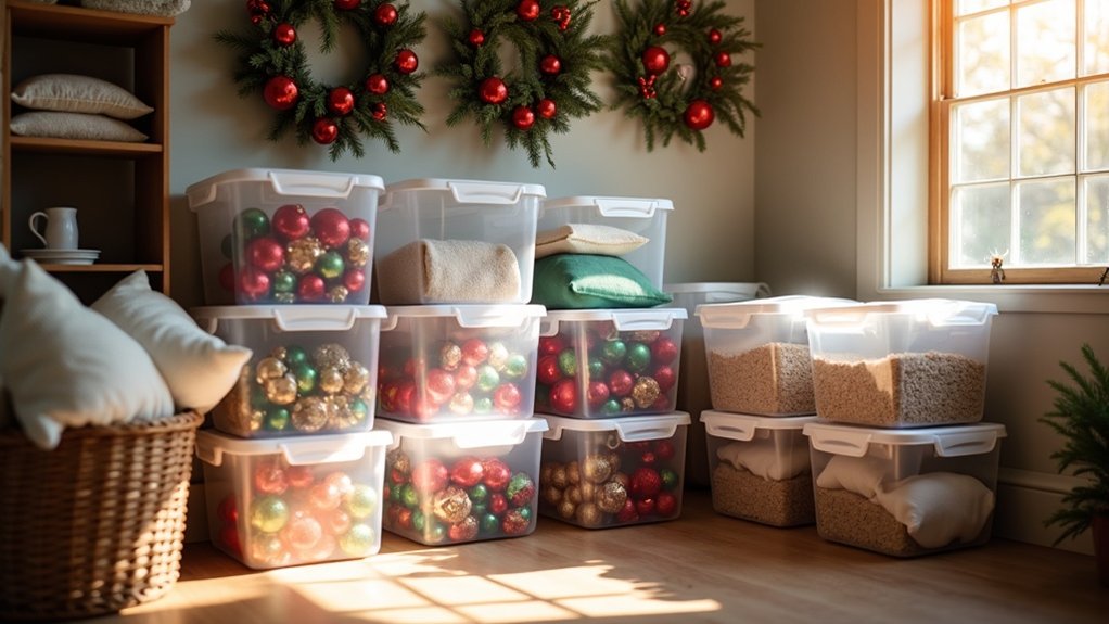 seasonal decoration storage ideas