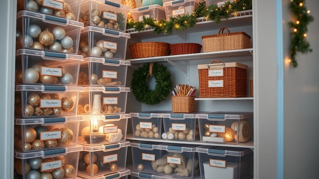 seasonal decoration storage solutions