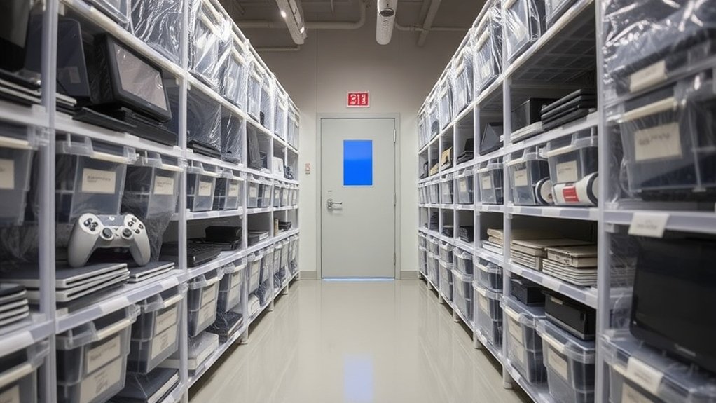 secure storage for electronics