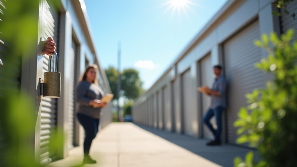 secure storage unit selection