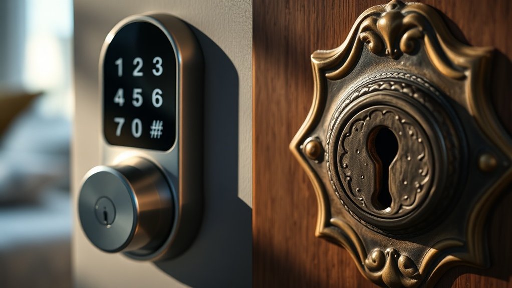 smart locks vs traditional locks