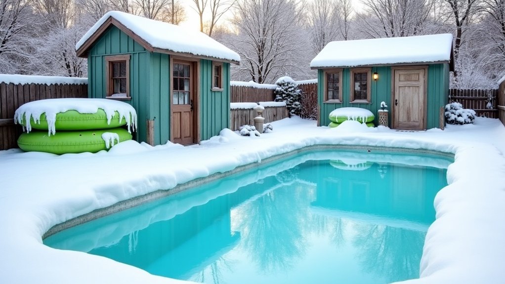 winter pool supply storage