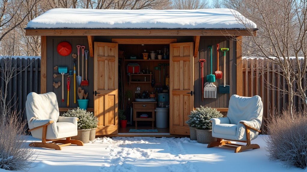 winterizing garden equipment safely